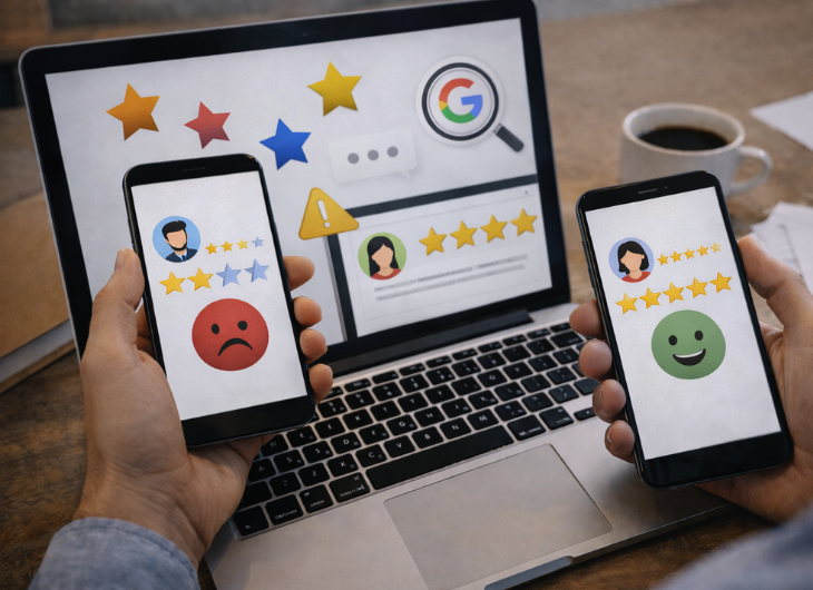 valoraciones de clientes en internet