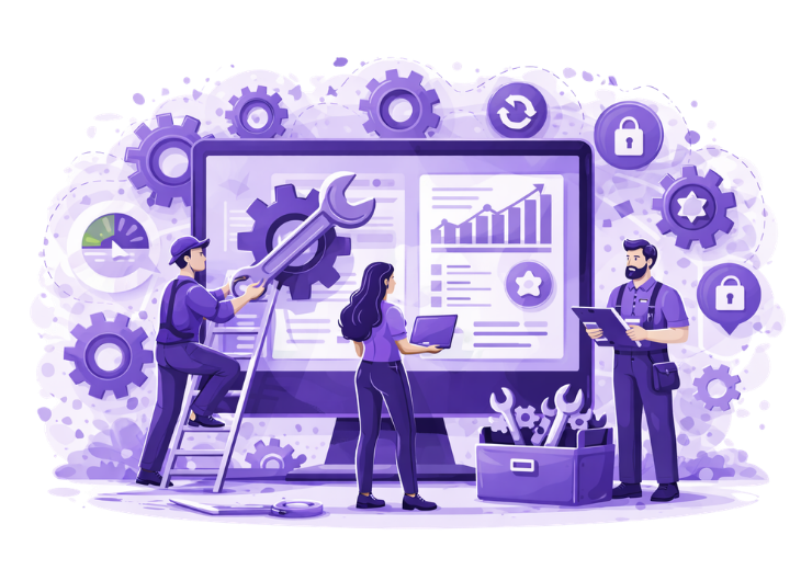 servicios de mantenimiento web